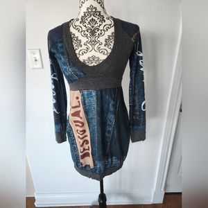 DESIGUAL Rare Find Mini Dress Size S